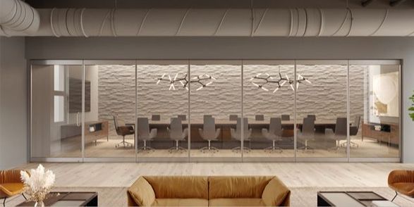 Modernfold Pureview® Movable Glass Wall Systems