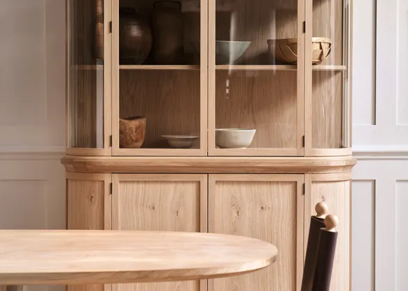 Pinch Mercier Vitrine Timber Cabinet