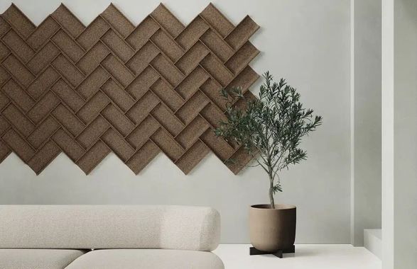 Greenmood Parenthese Acoustic Cork Wall