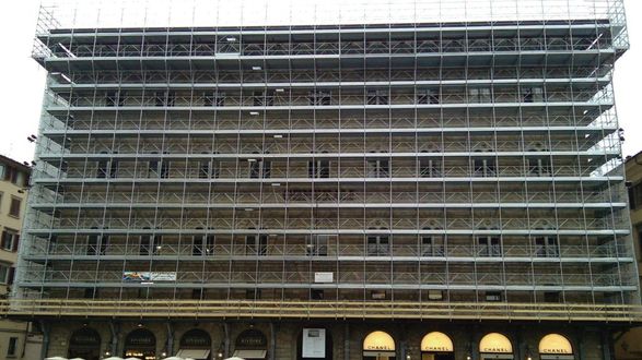 Condor Scaffolding system with pins