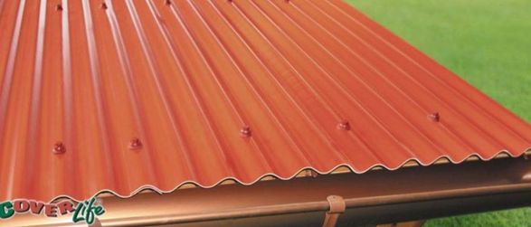 Firstcorporation Lastra Ondina Bi-color Roofing Sheet