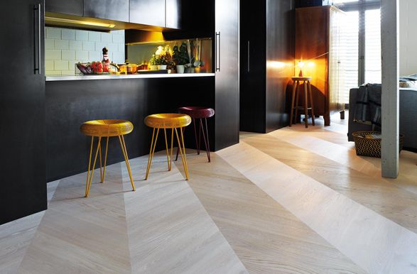 Bauwerk Parkett Formpark Rombico Oak Smoked Flooring