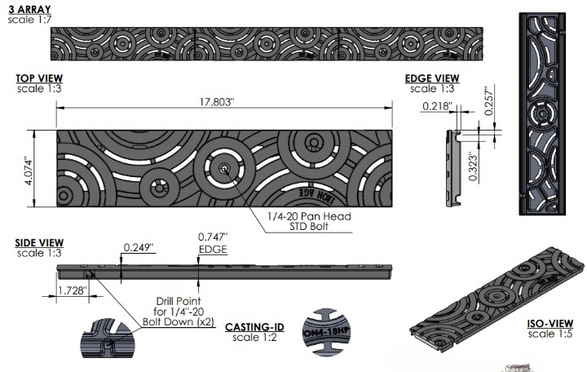Iron Age Designs Oblio Trench Grates