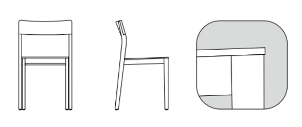 zeitraum SIT Webbing Chair