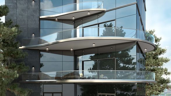 Alumil Smartia M8200 Glass Railings