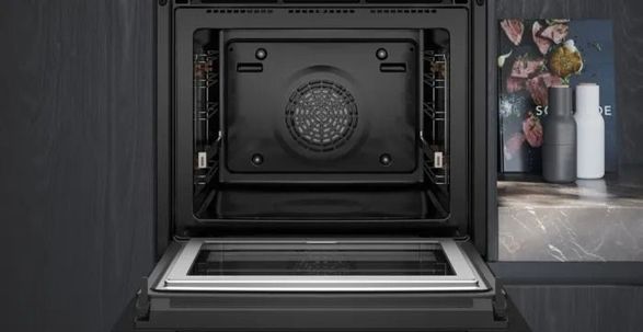 Siemens Iq700 Built-in Oven With Added Steam And Microwave Function 60 X 60 Cm Black