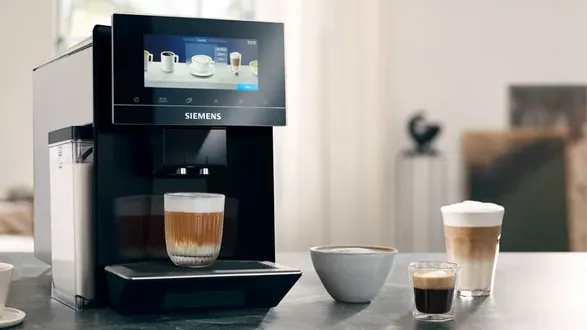 Siemens Bean to cup coffee machine EQ900 Black, Removable water tank