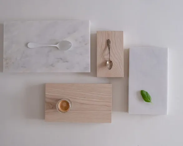Mor Design Eclipse – Minimalist Tray In Marble