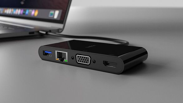 Belkin USB-C 5-in-1 Hub Plus 100W Adapter