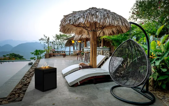 Planika Square Outdoor Fireplace