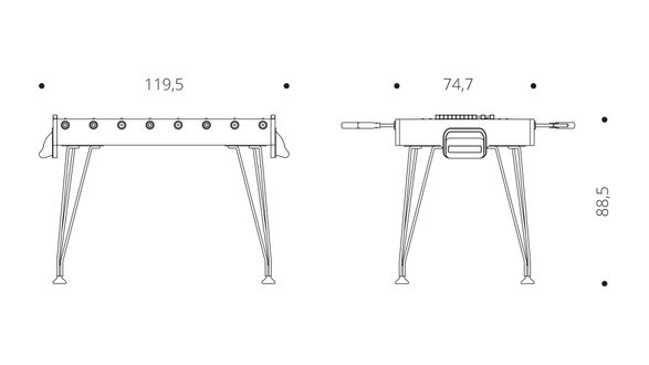 Fas Pendezza Apollo20 Football Table