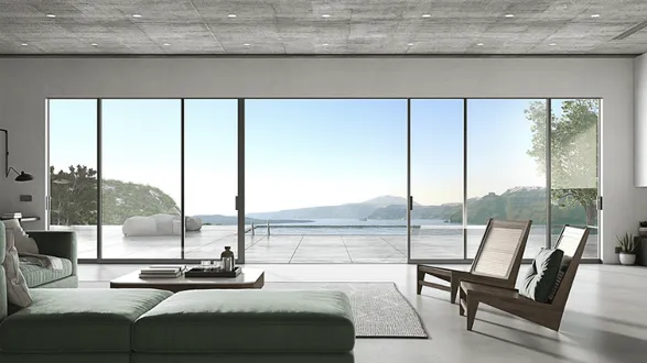 Alumil Minimal Sliding Insulated System Smartia M630 Phos