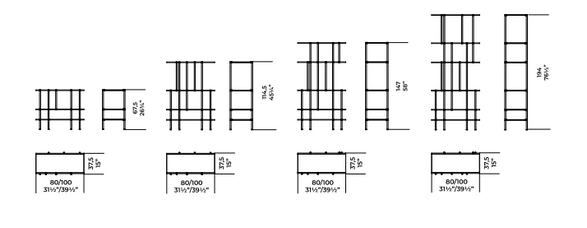 Gallotti & Radice Drizzle Shelving