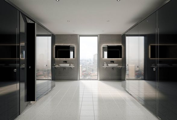Venesta Sahara Glass Bathroom Panels