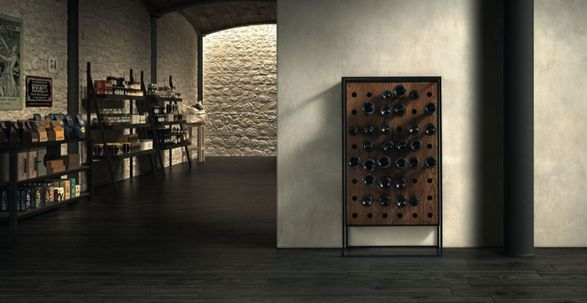 Canel Fucina Design Totem Free Standing Bottle Holder