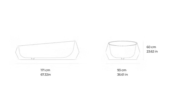 Serafini Tosca Bath Bathtub