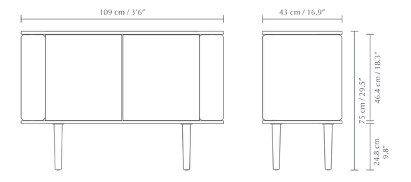 Umage Treasures 2-door Cabinet
