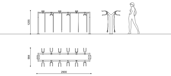 Metalco Biella Bike Rack
