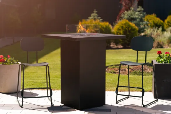 Planika Square Table High Fireplaces