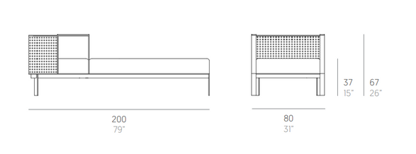 Gandiablasco Solanas Chaise Lounge