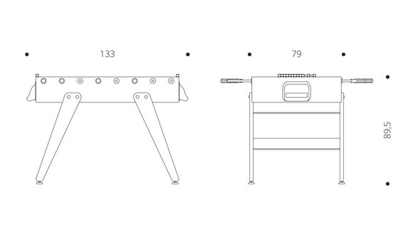 Fas Pendezza  Cross Game Table