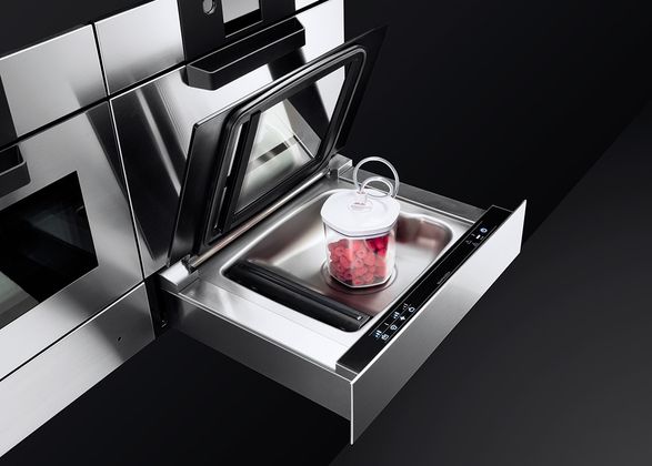 Barazza Icon Steel Built-in Vacuum Sealer Drawer