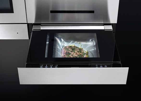 Barazza Icon Steel Built-in Vacuum Sealer Drawer