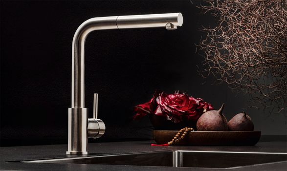 Falmec Pure Steel Corner Taps