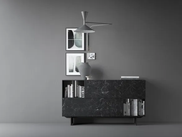 Caccaro Sideboard With Bookcase
