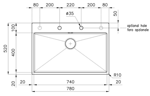 Foster Sink Quadra R12
