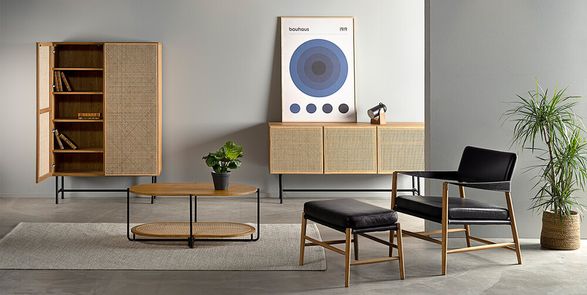 Hans K Racquet Sideboard Oak Oiled