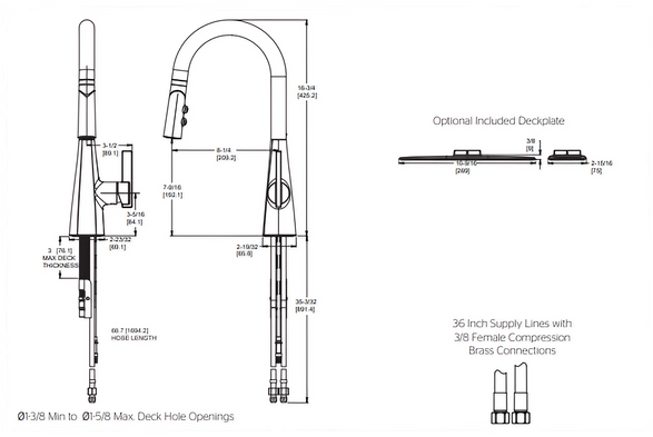 Pfister Faucets Exemplar Kitchen Faucet