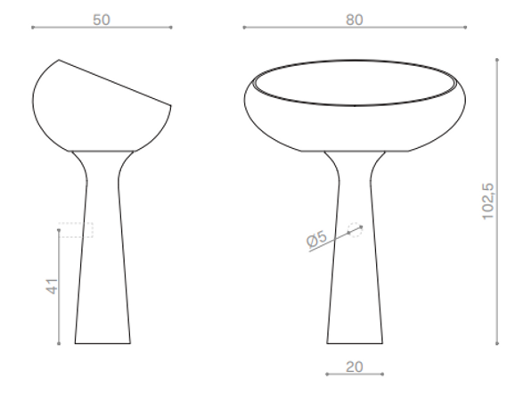 Kreoo Freestanding Gong Washbasin