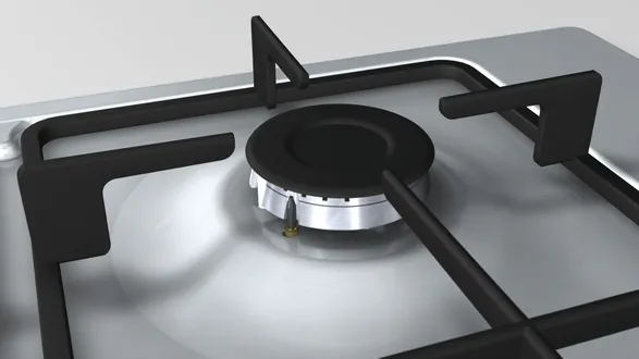 Siemens iQ100 Gas hob 60 cm Stainless steel