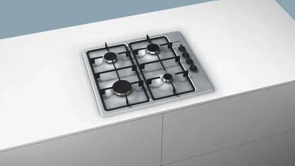 Siemens iQ100 Gas hob 60 cm Stainless steel
