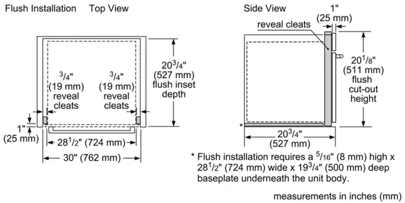 Thermador Masterpiece® Built-In Microwave 30'' Stainless Steel