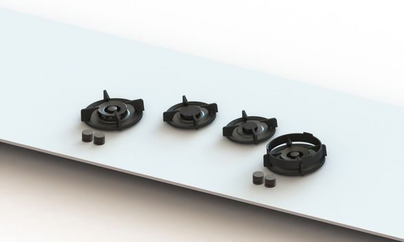 Novy Gas Hob Novy Drum Top 120 cm