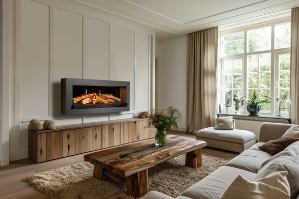 kalfire Fireplaces E-55" Electric Ambient Fireplace
