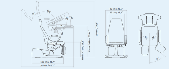 Lemimd Podo Slinder Massaging Chaise