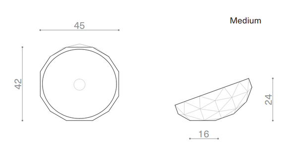 Kreoo Diamond Washbasin