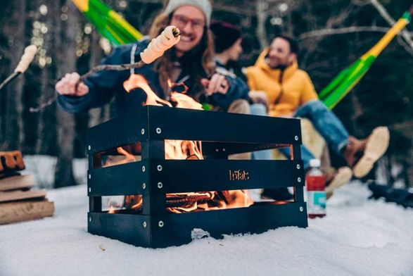 Hofats Crate Fire Basket