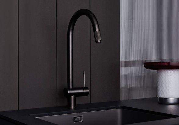 Foster Volta Gun Metal Mixer Tap