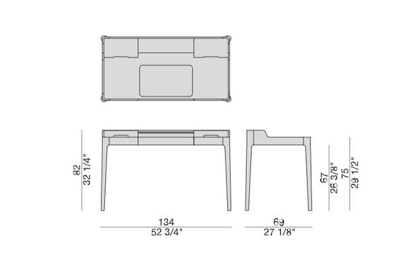 Porada Saffo Writing Desk