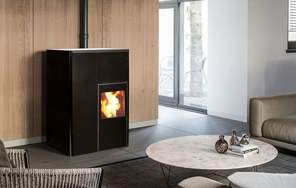 Ecoforest Pellet Hydro Stoves Hidrocopper 24 Slim
