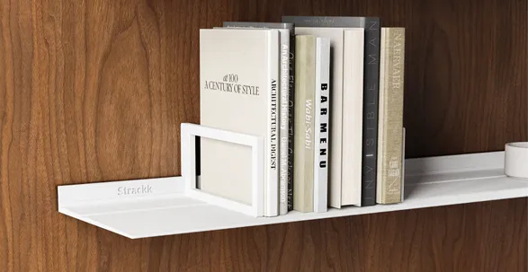 Strackk Bookend - 22cm Deep Shelf
