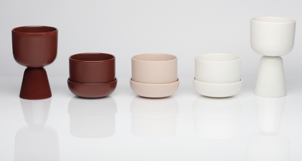 Iittala Plant Pot White Stemmed M