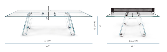 Impatia Lungolinea Ping Pong Table