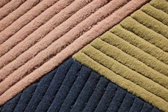 Northern Row Circular Trio Rug