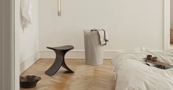 Gejst Oya Laundry Basket Warm Grey