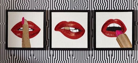 Jonathan Adler Hush Beaded Art